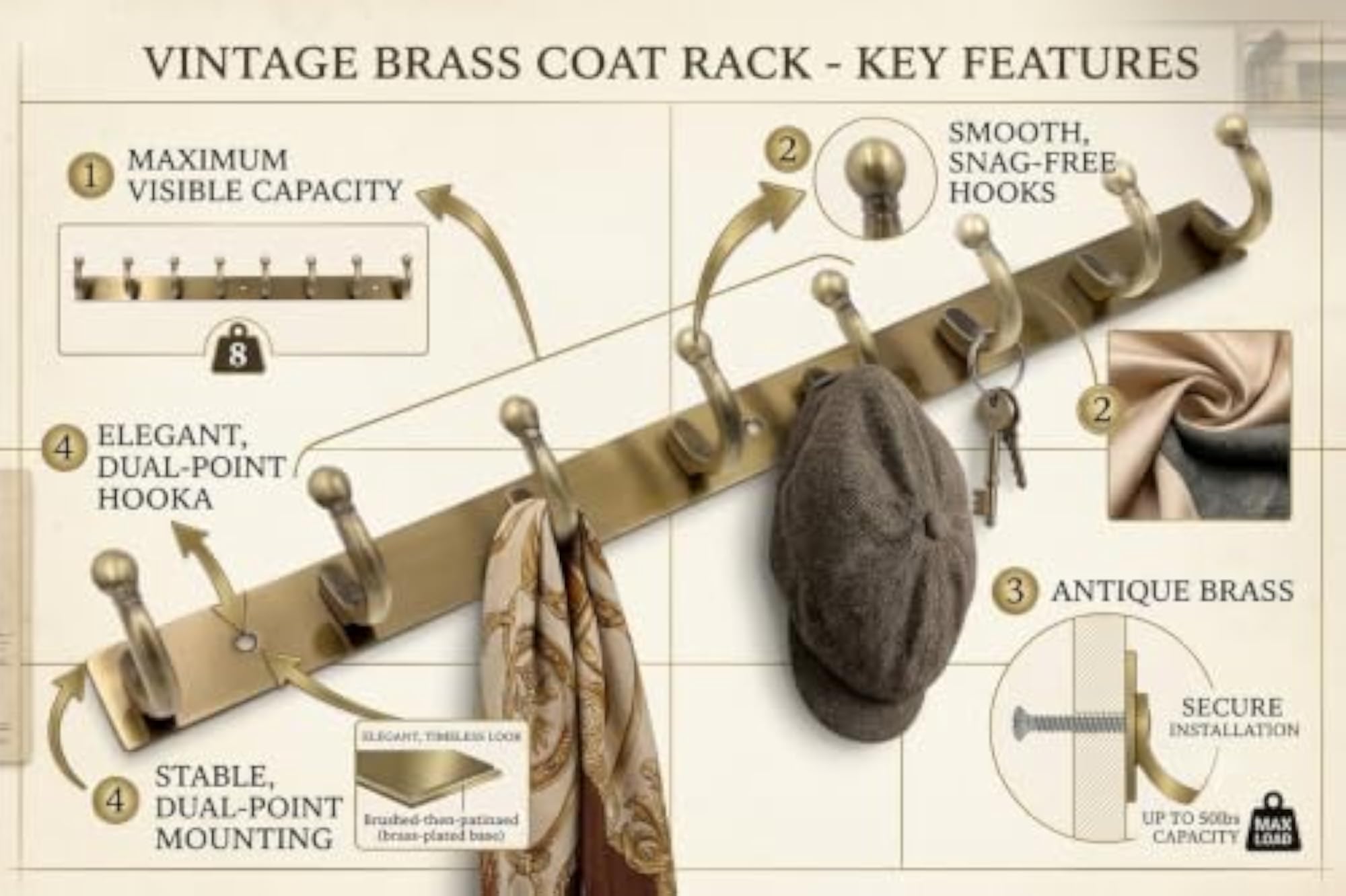Heavy Duty Goli Stainless Steel Cloth Hanger
